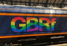 GB Railfreight unveil Brighton Pride locomotive