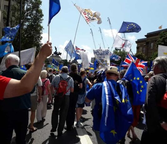 Residents protest PM Boris’ parliament suspension