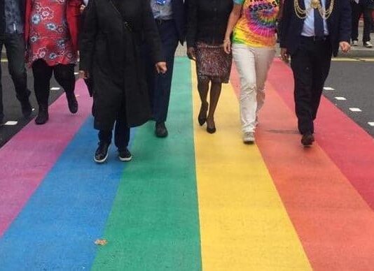 Brighton local campaigns for a permanent rainbow crossing