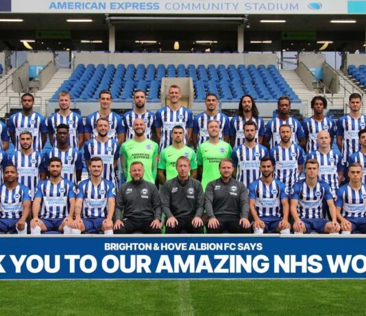 Brighton and Hove Albion to donate match tickets to NHS workers