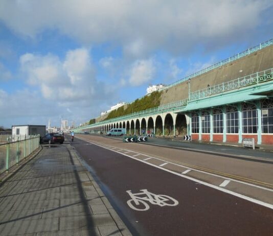 Brighton becomes the first UK city to close road for daily exercise