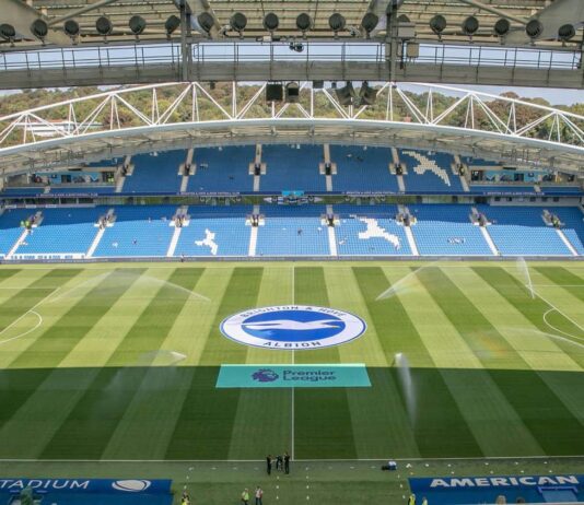Amex Stadium converted into drive-in COVID-19 testing centre