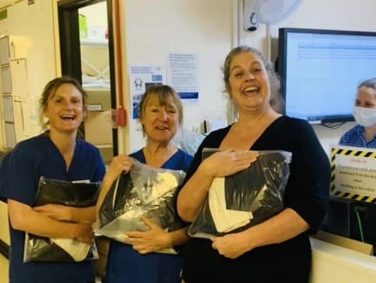 Meet the team of designers making scrubs for local NHS staff