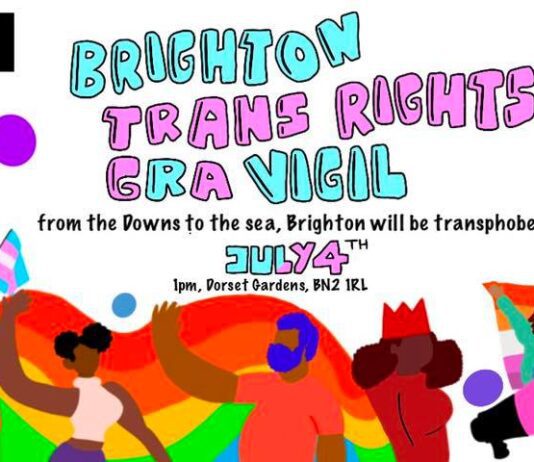 Councillor releases statement in support of Trans Vigil in Brighton