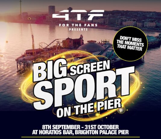Live big-screen sport coming to Brighton Pier