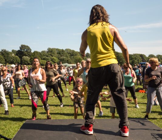 Charity Zumba at Preston Park: A class for all ages and abilities
