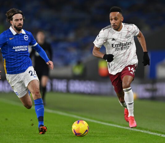 Brighton slip down to 17th in the table following a 1-0 defeat to Arsenal