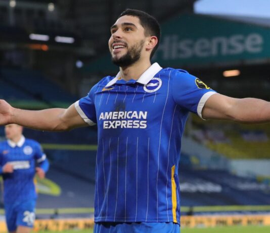 Neal Maupay goal ends the Seagulls winless run