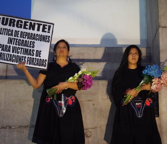 Peruvian women demand justice-forcibly sterilized during Fujimori dictatorship