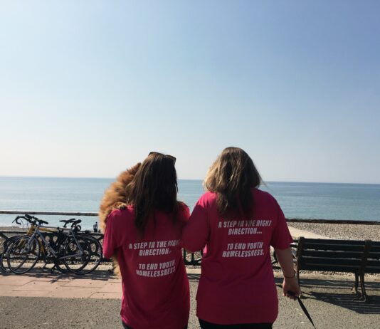 Eddie Izzard and Sally Gunnell OBE, Support YMCA DownsLink Challenge to End Youth Homelessness