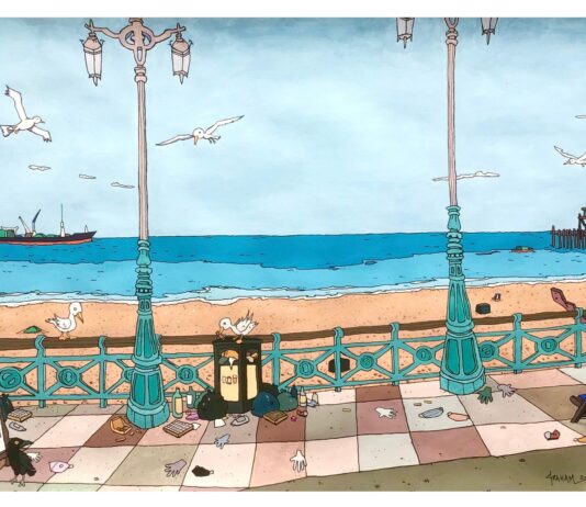 Lockdown artwork by Brighton Dome employee goes on display in venue