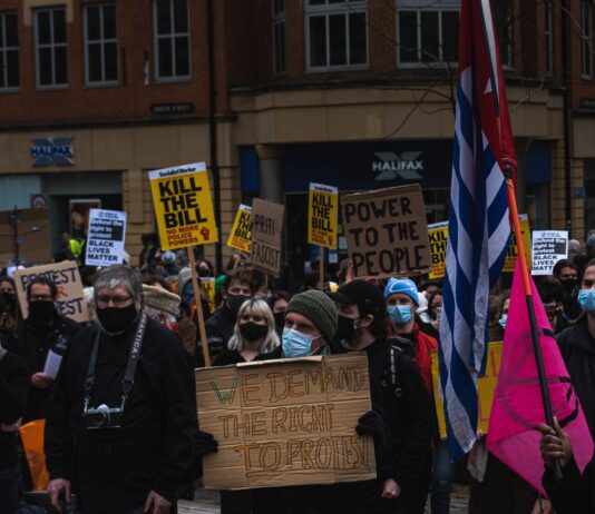Kill The Bill Marches Through Brighton