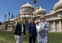 FA Women’s Super League Trophy was unveiled at Brighton Museum & Art Gallery