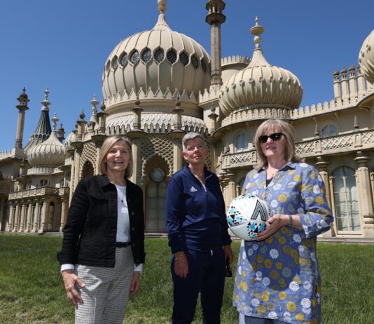 FA Women’s Super League Trophy was unveiled at Brighton Museum & Art Gallery