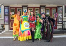 PANTOMIME CAST ASSEMBLED TO LAUNCH ALADDIN!