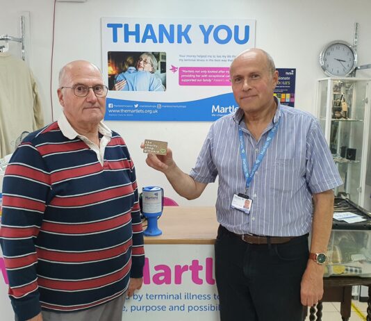 Martlets joins the first UK-wide Charity Shop Gift Card scheme