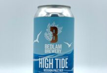 ECO-BREWERY, BEDLAM BREWERY, LAUNCHES HIGH TIDE 3.9% Pale Ale