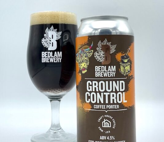 BEDLAM BREWERY TO LAUNCH GROUND CONTROL COFFEE PORTER