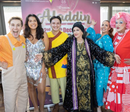 Brighton Centre pantomime ALADDIN to support charities all over Sussex this Christmas