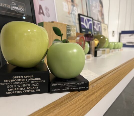 Churchill Square Wins Green Apple Award
