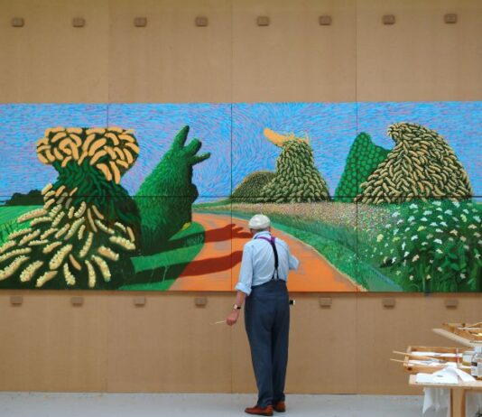 How David Hockney’s new exhibition can teach us about beauty and joy