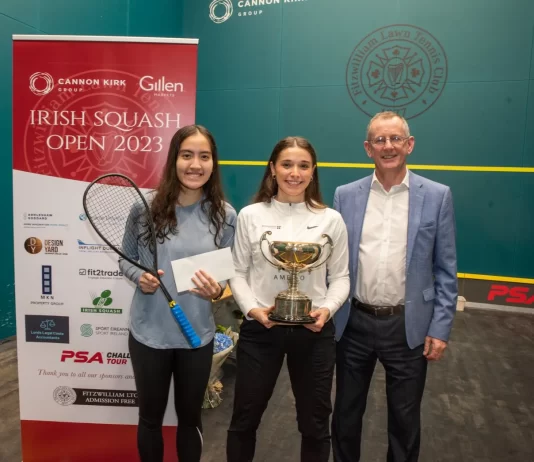 Local Brightonian Girl Jasmine Hutton Wins Her Sixth Professional Squash Event in Ireland