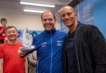 BRIGHTON AND HOVE ALBION FOOTBALL LEGEND HONOURS BRIGHTON COMMUNITY HERO WITH MAJOR NATIONAL LOTTERY AWARD