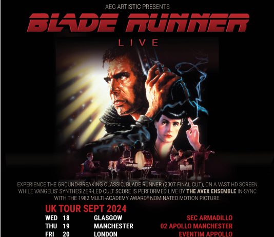 BLADE RUNNER LIVE UK TOUR COMES TO BRIGHTON