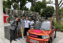 Brighton students join Sussex-based electric vehicle manufacturer to showcase zero-carbon transport