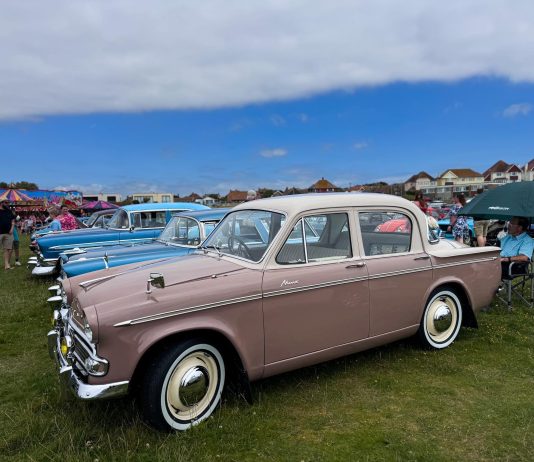 Family motoring event with classic and vintage cars returned to Seaford