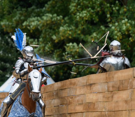 Arundel Castle welcomes back the International Medieval Jousting Tournament
