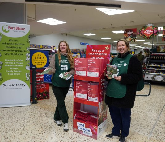 FareShare Sussex & Surrey urges volunteers to join its biggest winter campaign yet