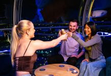 Enjoy Christmas at Brighton i360 with Santa in the Sky and Little Moons festive drinks
