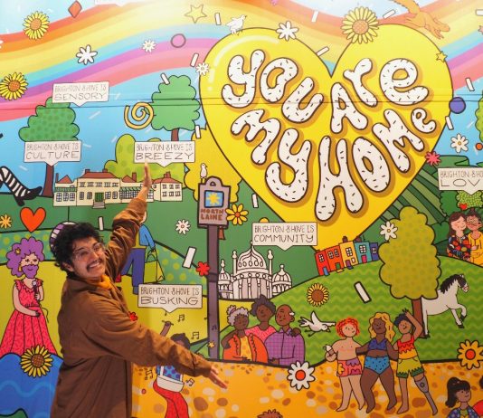 New rainbow mural celebrates Brighton & Hove