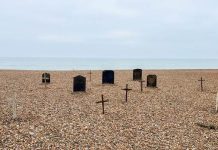 SPOTTED: Graveyard Appears on Brighton Beach