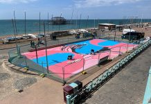 Revamped seafront basketball court to reopen this weekend