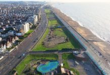 Hove Beach Park, the £13.7 million new seafront park to open this week