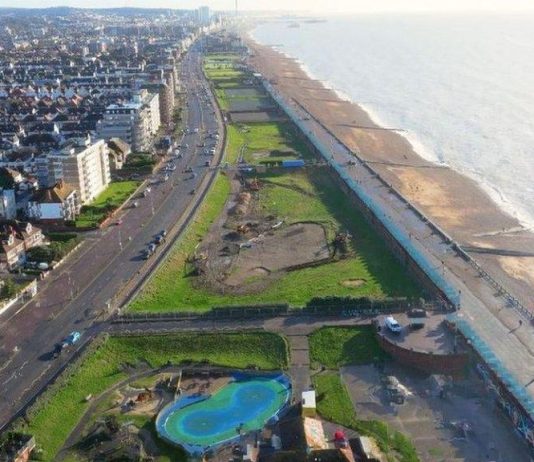 Hove Beach Park, the £13.7 million new seafront park to open this week