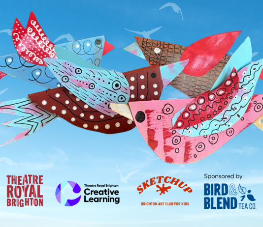 PAPER BIRDS TAKE FLIGHT AT THEATRE ROYAL TO CELEBRATE BRIGHTON FESTIVAL AND FRINGE