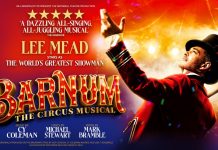 LEE MEAD STARS IN ‘BARNUM’ — COMING TO BRIGHTON