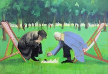 THE MYSTERY OF THE STOLEN CHESS MASTERS: ARTIST SEEKS RETURN OF PAINTING STOLEN FROM BRIGHTON GALLERY 28 YEARS AGO