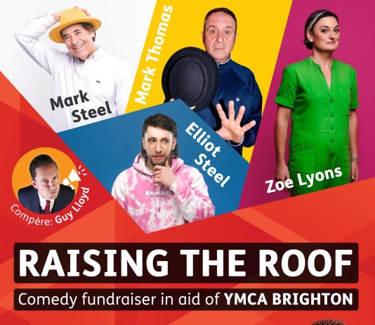 Best selling crime author Peter James and The Mayor of Brighton and Hove back YMCA ‘Raising the Roof’ Comedy Fundraiser