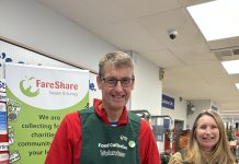 FareShare Sussex & Surrey urges volunteers to join biggest Tesco Food Collection yet