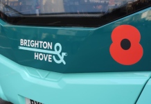 80 Buses For 80 Years – Brighton and Hove and Metrobus to support 2025 Poppy Appeal