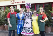 Brighton Panto Stars visit Donatello in the heart of city centre