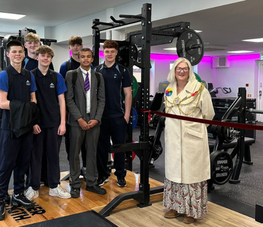 Mayor opens extended and refurbished gym at Portslade Sports Centre