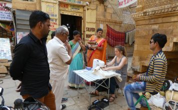 Artist Harriet Riddell invites Brighton public to help live-stitch iconic royal palace