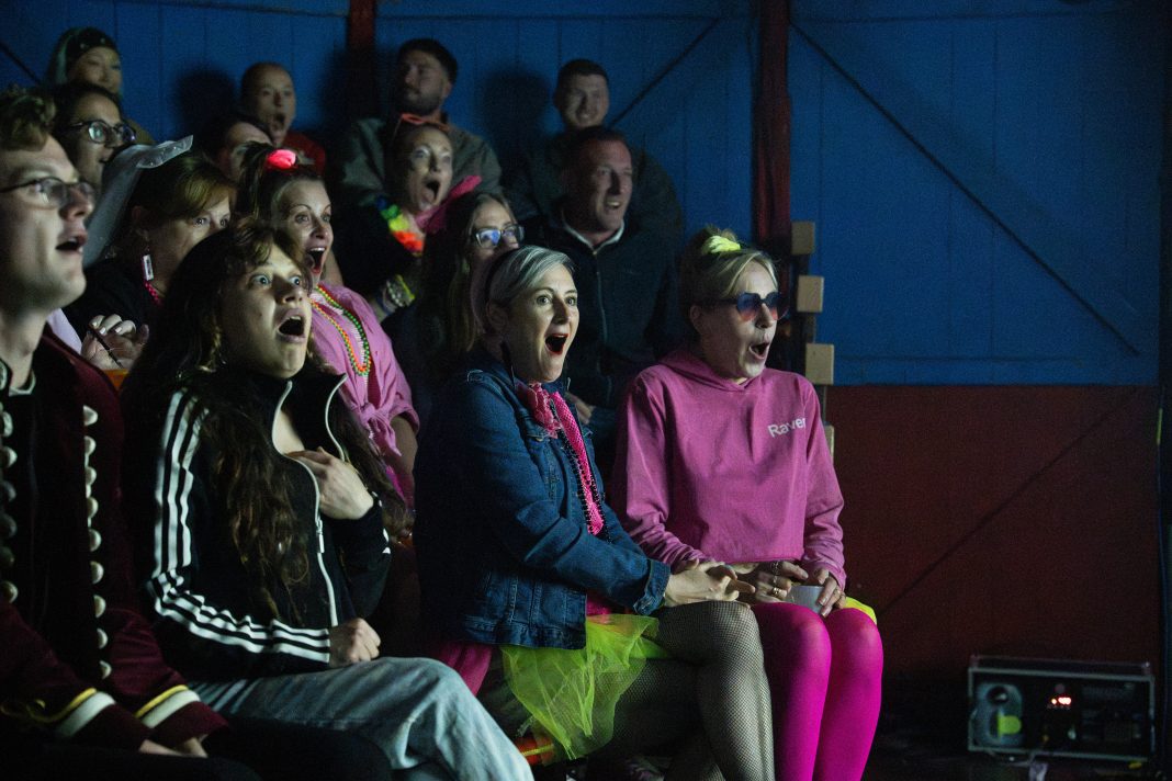 Audience reacting at a Brighton Fringe performance