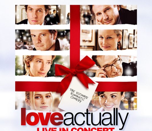 Love Actually Live in Concert Brighton: Festive Screening Returns 21 December Love Actually Live in Concert Brighton poster, Brighton Centre, 21 December