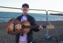 NICK CAVE, FATBOY SLIM, MOBY, MADNESS SIGN GUITARS FOR BRIGHTON ROCKS CHARITY